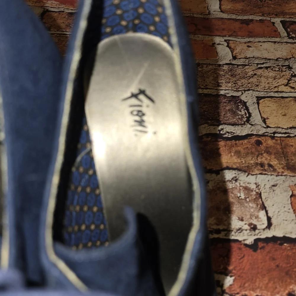 FIONI Clothing Navy Lace-Up Heels Size 6.5